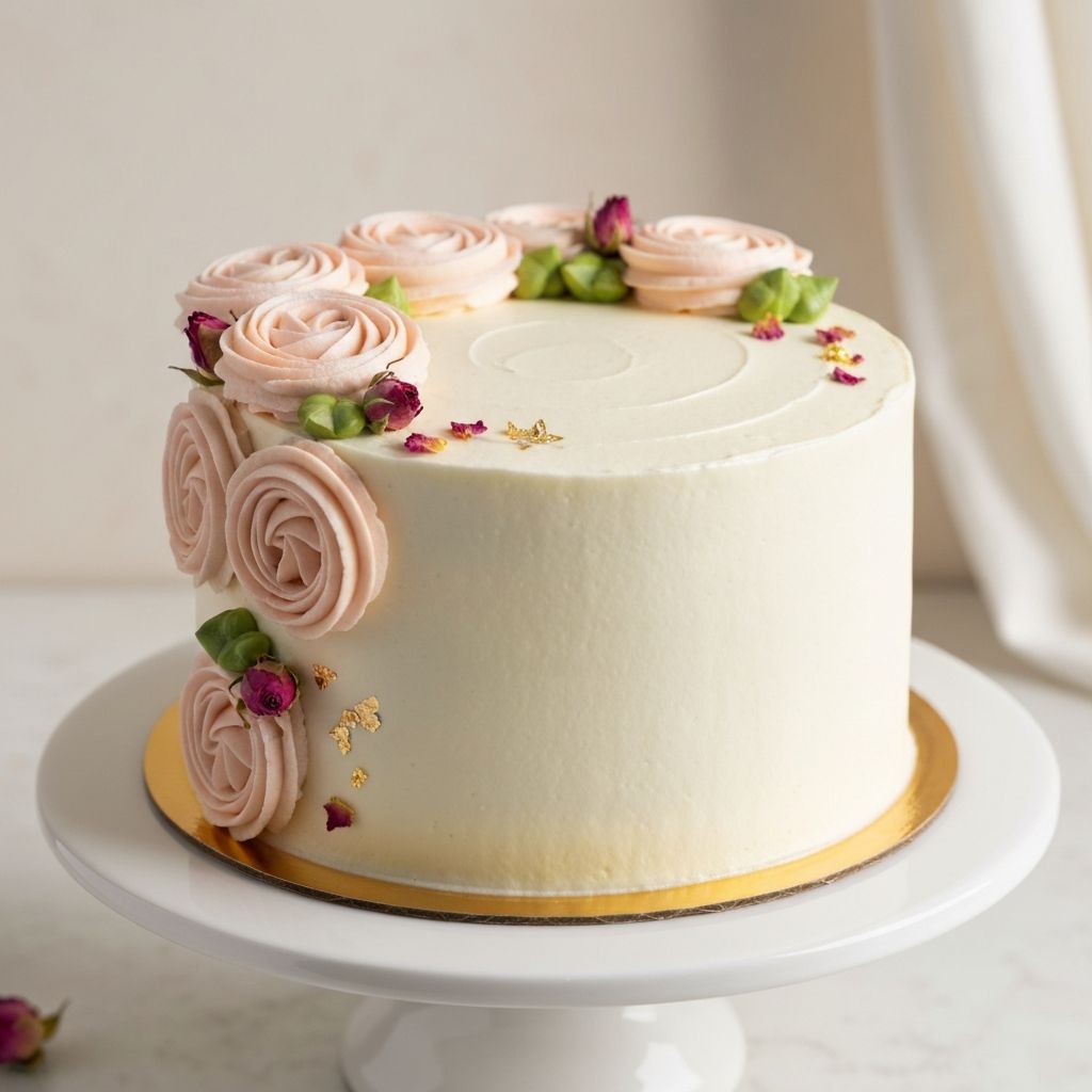 Vanilie cu crema de trandafir